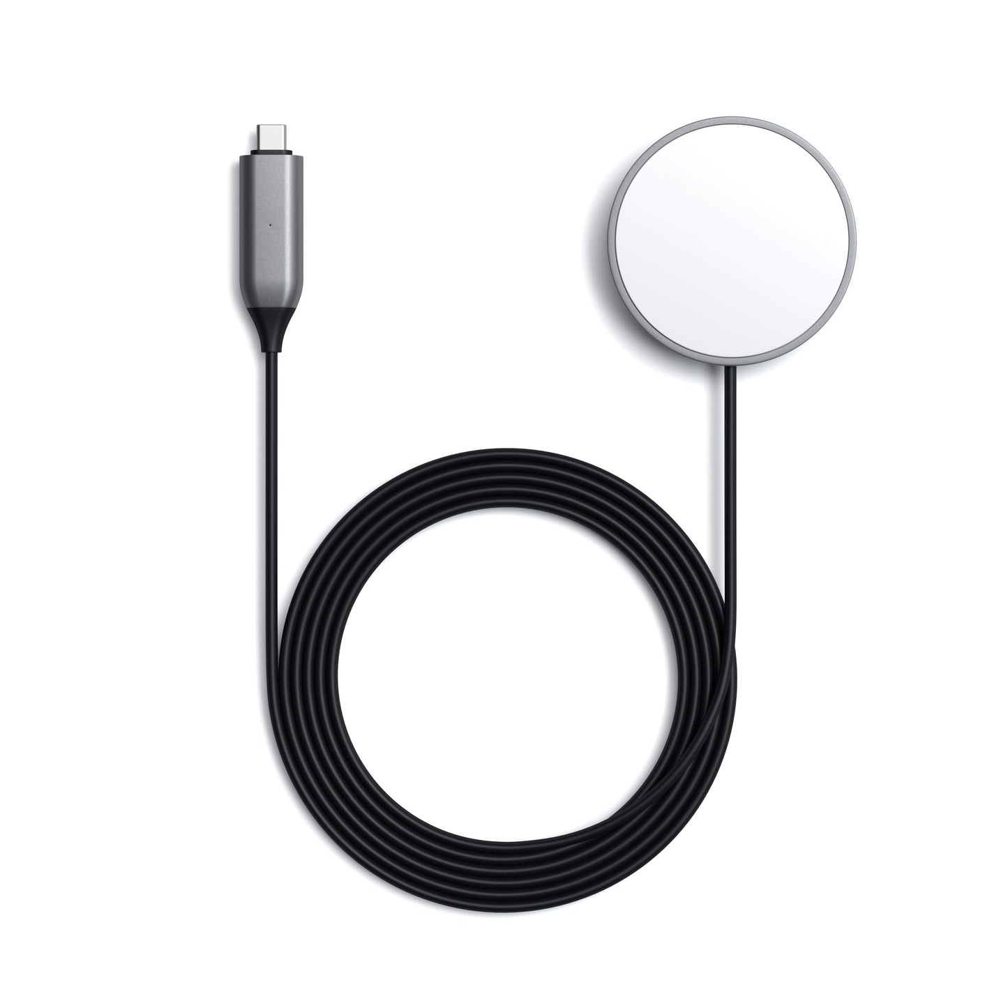 Satechi USB C Magnetic Wireless Charging Cable (Magnetic Wireless Charger) - Compatible with iPhone 16 Pro Max/16 Pro/16/16 Plus, iPhone 15 Pro Max/15