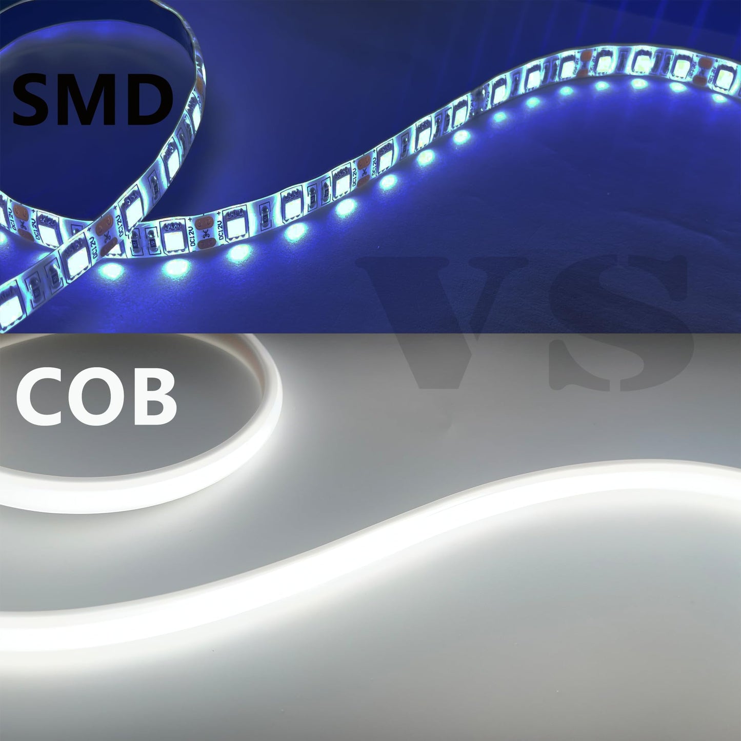 PISIN P AC 110V COB LED Strip 65.6ft Cool White 6500K CRI93 Outdoor Waterproof IP65 Ultra Bright LED Strip 288LEDs/M Suitable for Home and Garden