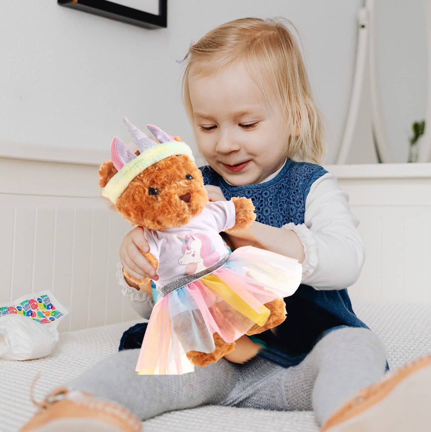 Set of 2 Summer Teddy Bear Clothes Cap & Gow Outfit Fits Make Your Own Most 14" - 18" Bear Plush Stuffed Animal Outfit Pet Dog Doll Cap and Gown…