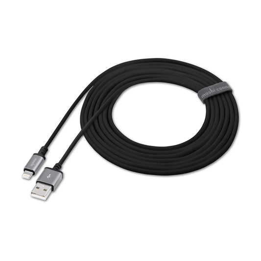 Moshi USB-A to Lightning Cable 10ft/3m [MFi-Certified], iPhone Charger for Car, for iPhone 12 Pro/12 Pro Max/12 mini/11/11 Pro Max/11 Pro/XR/XS Max…