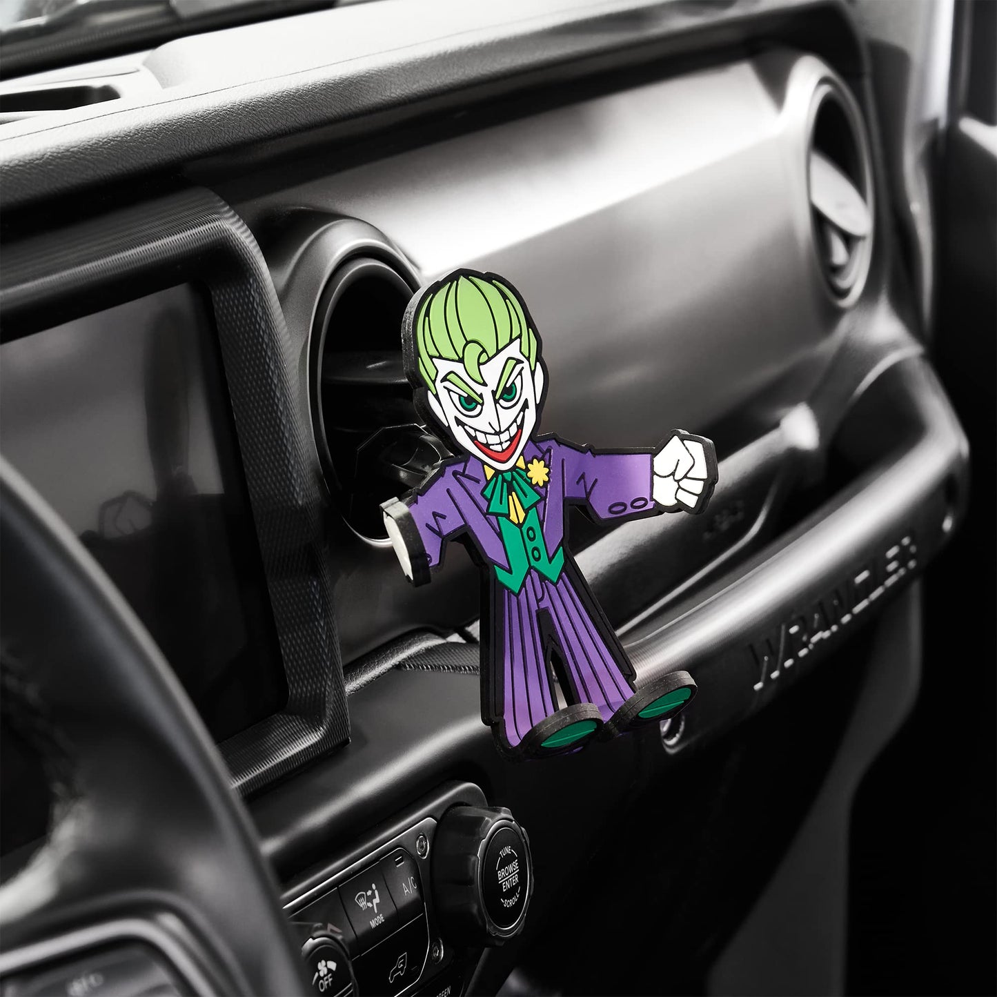 Hug Buddy The Joker Cellphone Holder, Multicolor, 360-Degree Swivel, Steel and Silicone