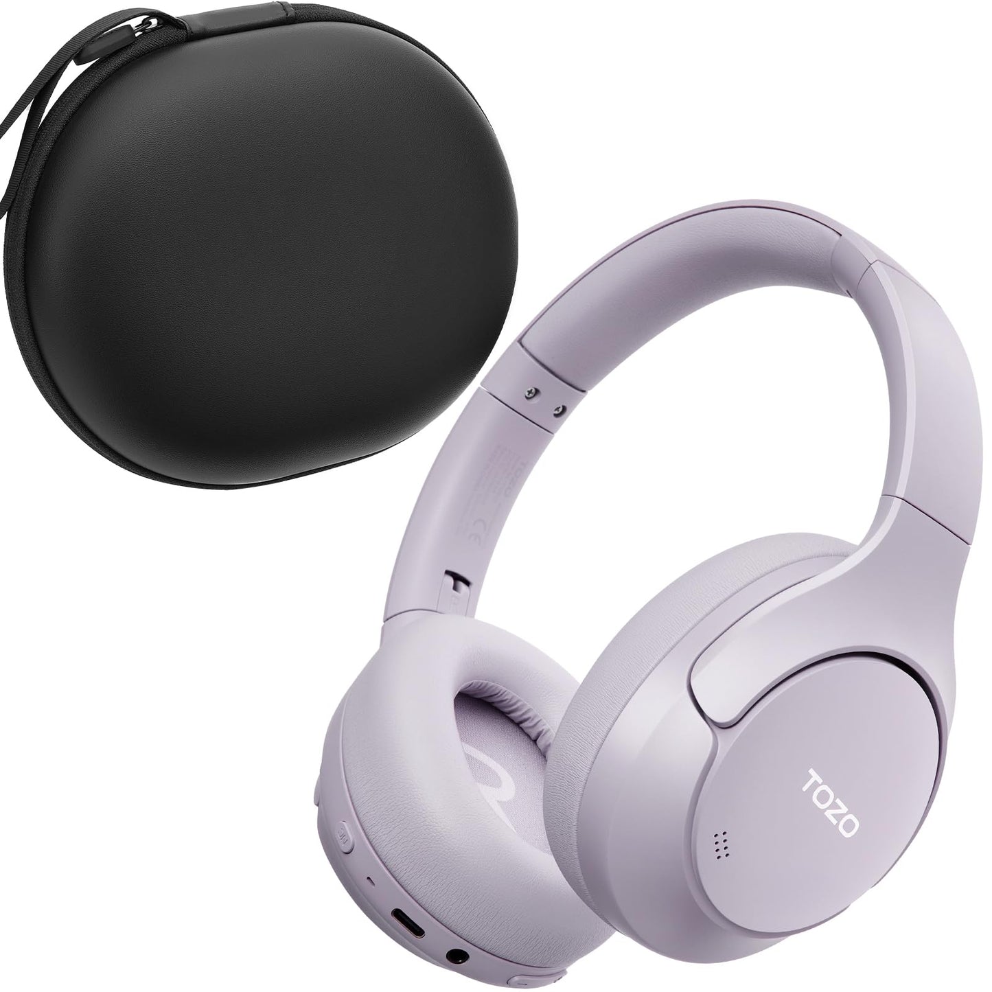 TOZO HT3 Hybrid Noise Cancelling Wireless Headphones, 90H Over Ear Headset