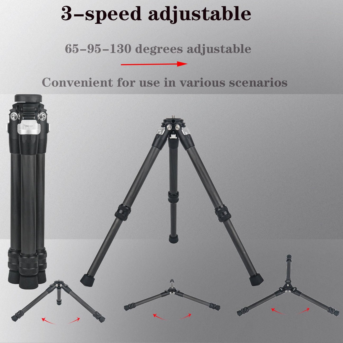 True Carbon Fiber Mini Tripod Desktop Tabletop Stand Tripod for insta360 Insta 360 ONE X X2 X3 RS for Gopro Go pro Hero 12 11 9 8 7 6 5 for DJI Smooth