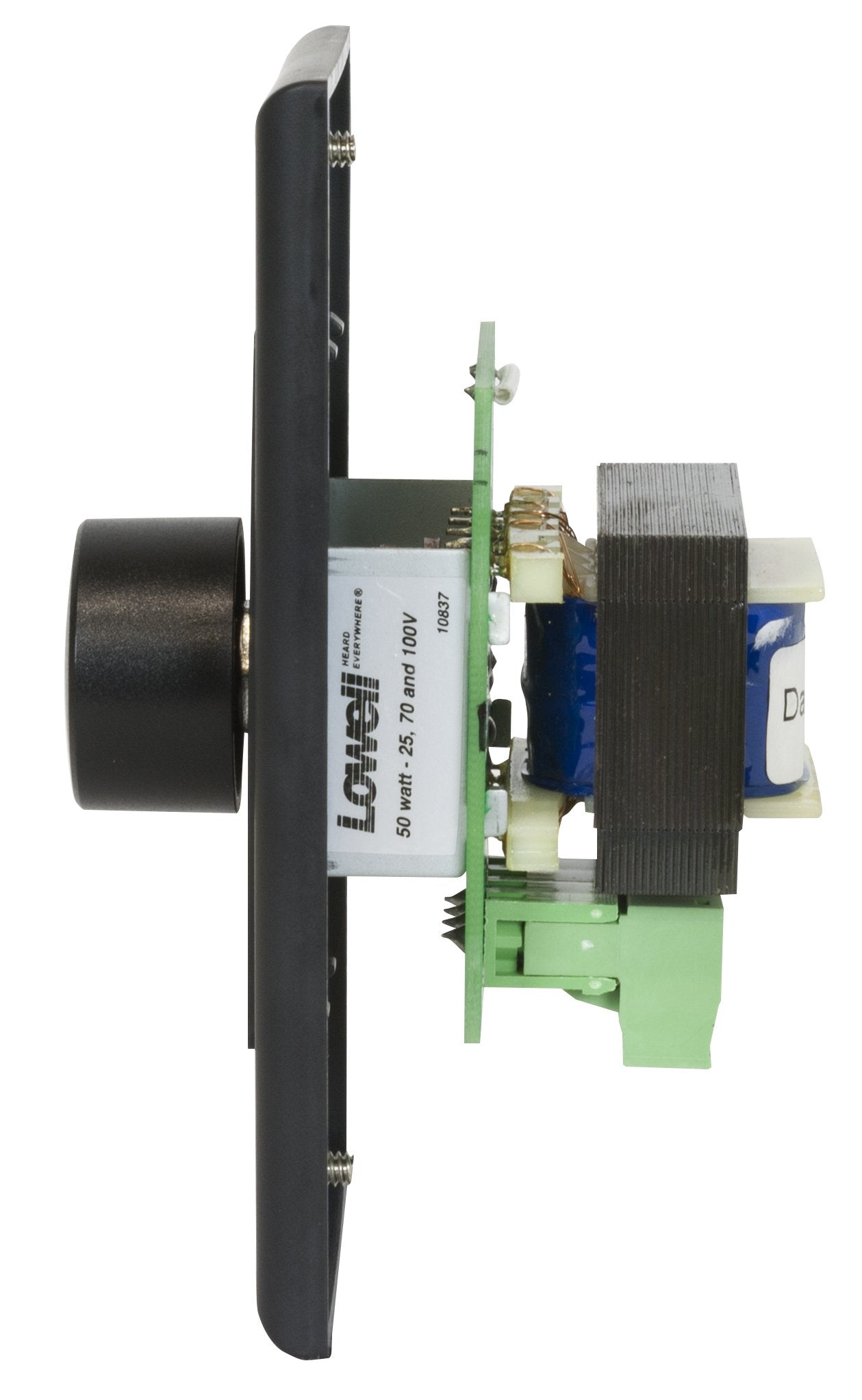 Lowell 50LVC-DB 50 Watt 100/75/25 Volt Remote Volume Control (Decora Black)