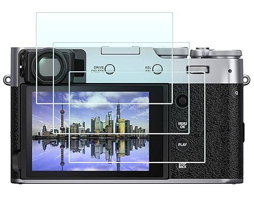 Screen Protector for Fuji Fujifilm X100VI X100V XT4 XE4 Camera(for Accessories) and Fuji film X-100VI X-100V X-T4 X-E4 ,[3 Pack] 0.3mm High Definition