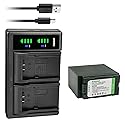 Kastar 1-Pack CGA-D54 Battery and LTD2 USB Charger Replacement for Panasonic AG-DVX100, AG-DVX100B AG-DVX100BE AG-DVX100BP, AG-DVX100E, AG-DVX102