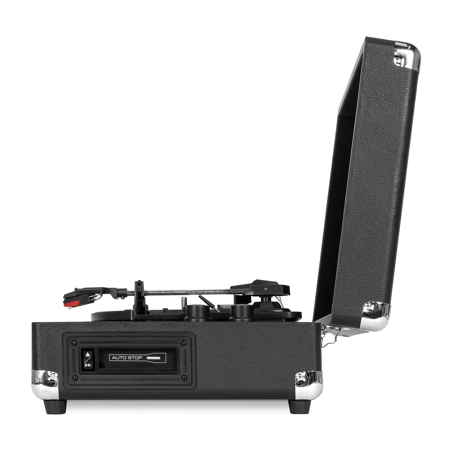 Victrola Journey+ Cassette - 3-Speed Bluetooth Suitcase Turntable with Built-In Speakers, Cassette Player & Vinyl Stream Technology, RCA Output & Aux