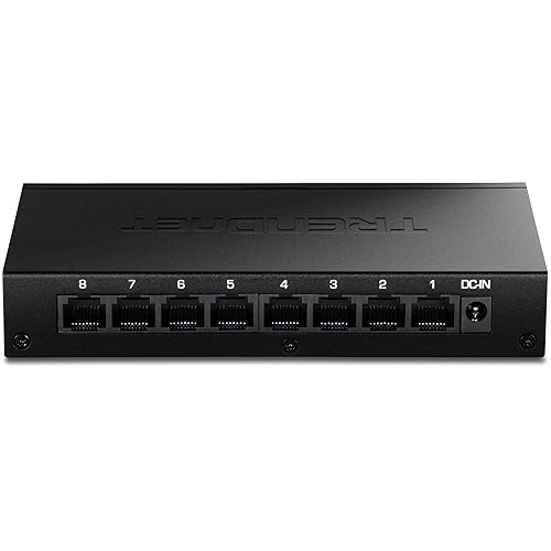 TRENDnet 8-Port 2.5Gb Switch, TEG-S381, 8 x 2.5G RJ45 Ports, 40Gbps Switching Capacity, NDAA + TAA Compliant, Ethernet Splitter, for Game Console