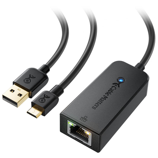 Cable Matters Micro USB to Ethernet Adapter, Fire Stick Adapter