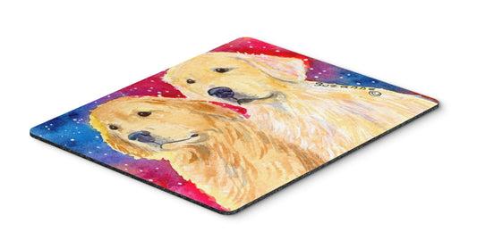 Caroline's Treasures SS8754MP "Golden Retriever Mouse Pad, Hot Pad or Trivet" for Home Office Gaming Working Computers Laptop Mouse Mat,Washable Large