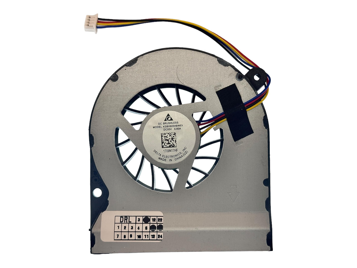 VoltaGuru New Laptop CPU Cooling Fan for Intel NUC6 NUC6I7KYK KSB0605HB KSB0605HBW5Y 1323-00U9000