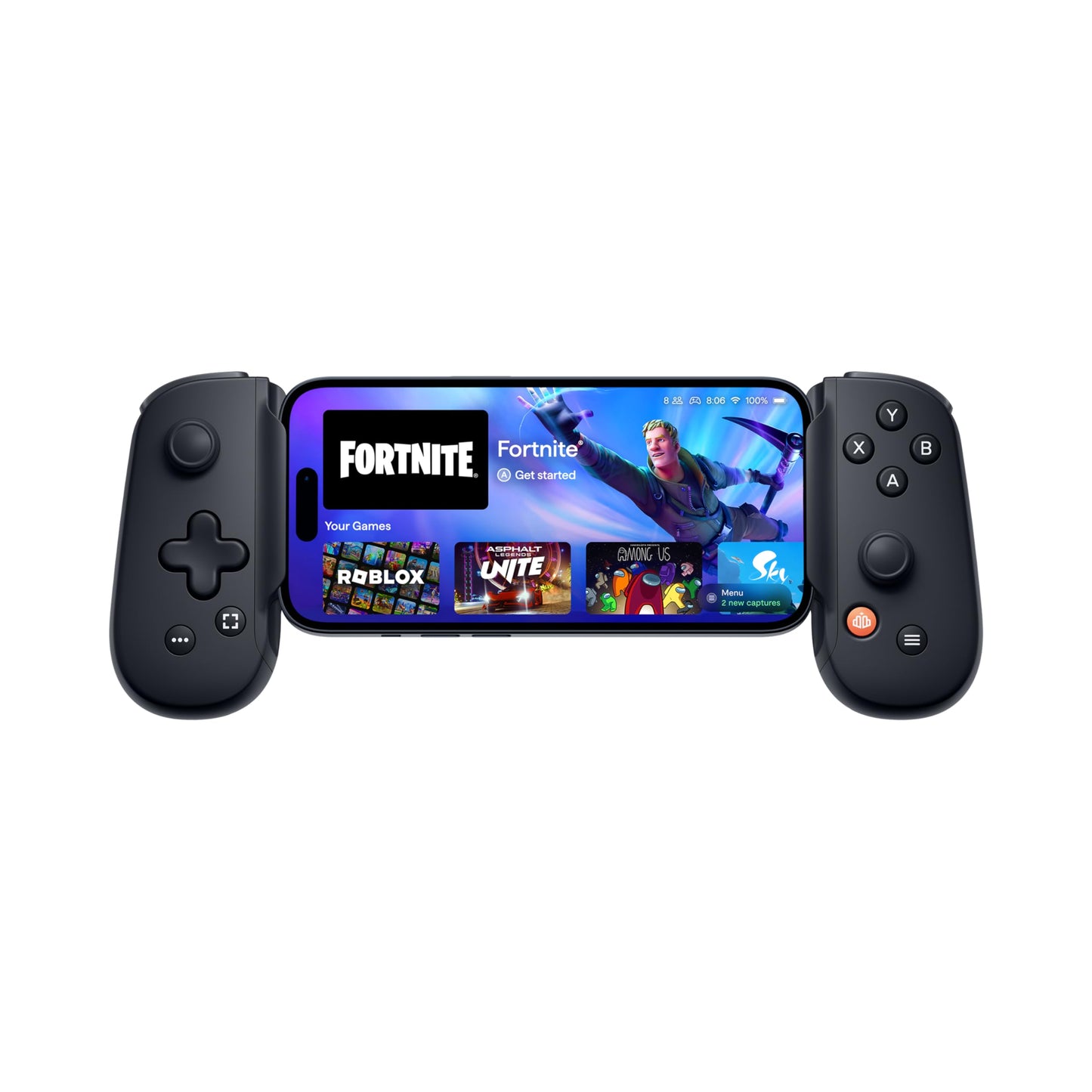 BACKBONE One Mobile Gaming Controller, USB-C Phone Controller for Android & iPhone 15/16/17 Series, 2nd Gen, Play Xbox, PlayStation, Fortnite, Call