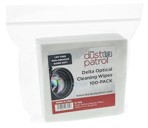Delta 4x4 Optical Cleaning Wipes (100pk)