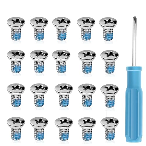 M2.5x4 Screw-Phillips Flat Head Screws(Pack of 20), Steel,Sliver-Phillips Screwdriver #0 for Laptop 3D Printer,Electrics by LeFix
