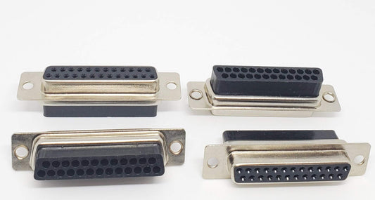 Pc Accessories - DB25 Female 5 Pack D-Sub Crimp Type Connector, 5-PK No Pin