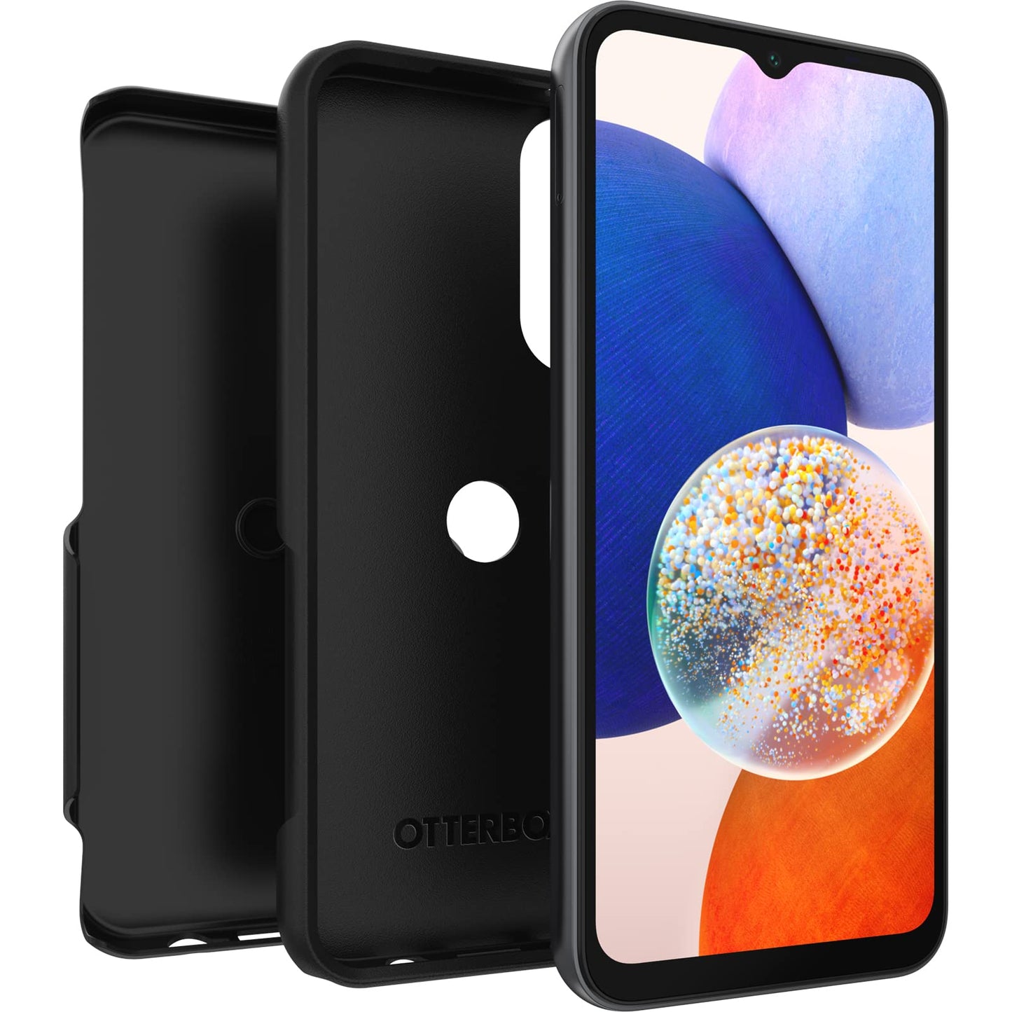 OtterBox Samsung Galaxy A14 5G Commuter Series Lite Case - Black, Slim & Tough, Pocket-Friendly, with Open Access to Ports and Speakers (no Port