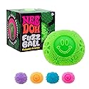 Schylling NeeDoh Fuzz Ball - Sensory Toy with a Velvet Texture and Soft Cloud Squish - Wavy Pattern You Can See and Feel - Ages 3 and Up - Color May…