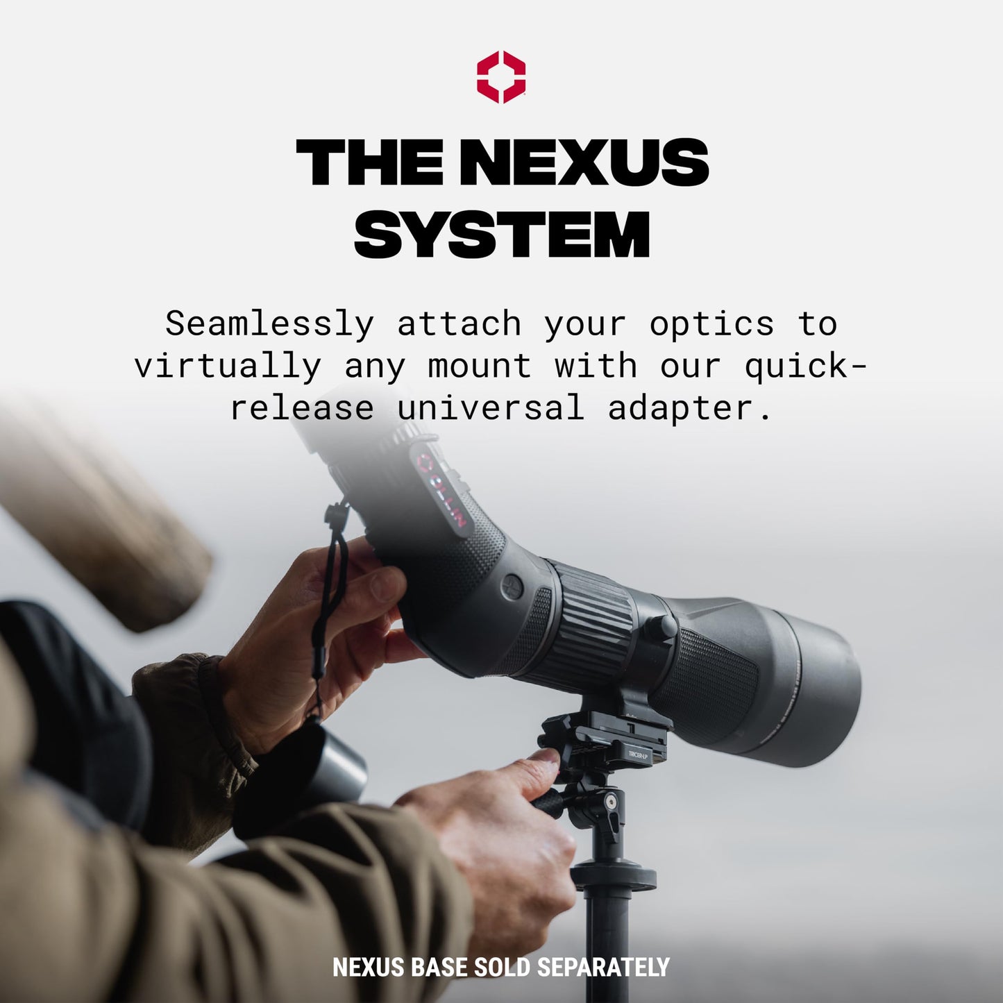 OLLIN Nexus Plate Universal Tripod Adapter - Magnetic Quick Release Attachment, Camera, Optics, Firearm Mount