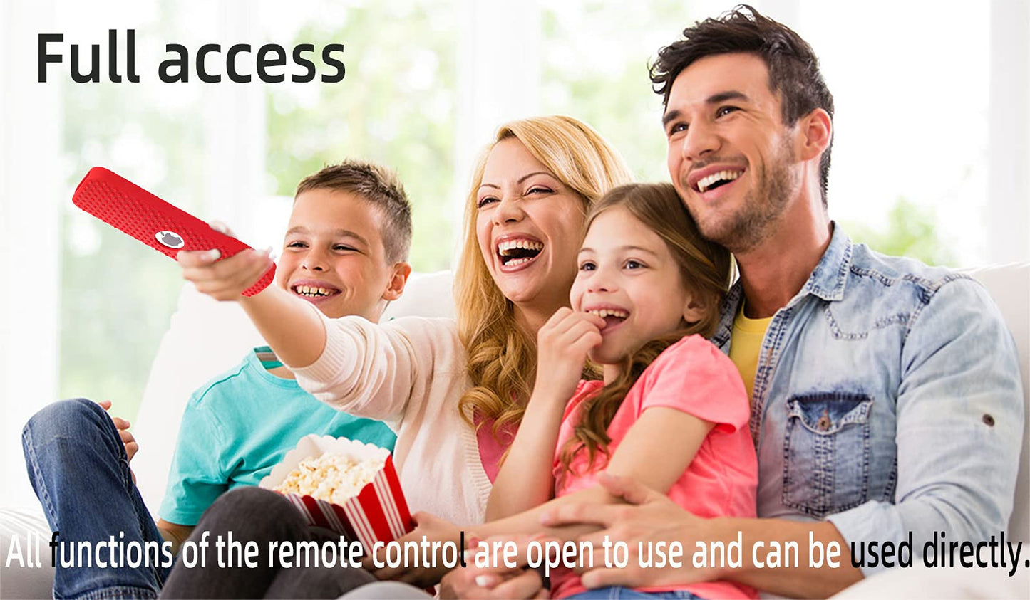 Hi Color Remote Control Cover for Apple TV Siri Remote(2nd Generation)Silicone Cover for Apple TV Remote case 4K, Apple TV HD Soft and Durable