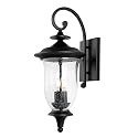 SAFAVIEH Lighting Collection Dowell Black 2-Light Outdoor Wall Sconce Set of 2