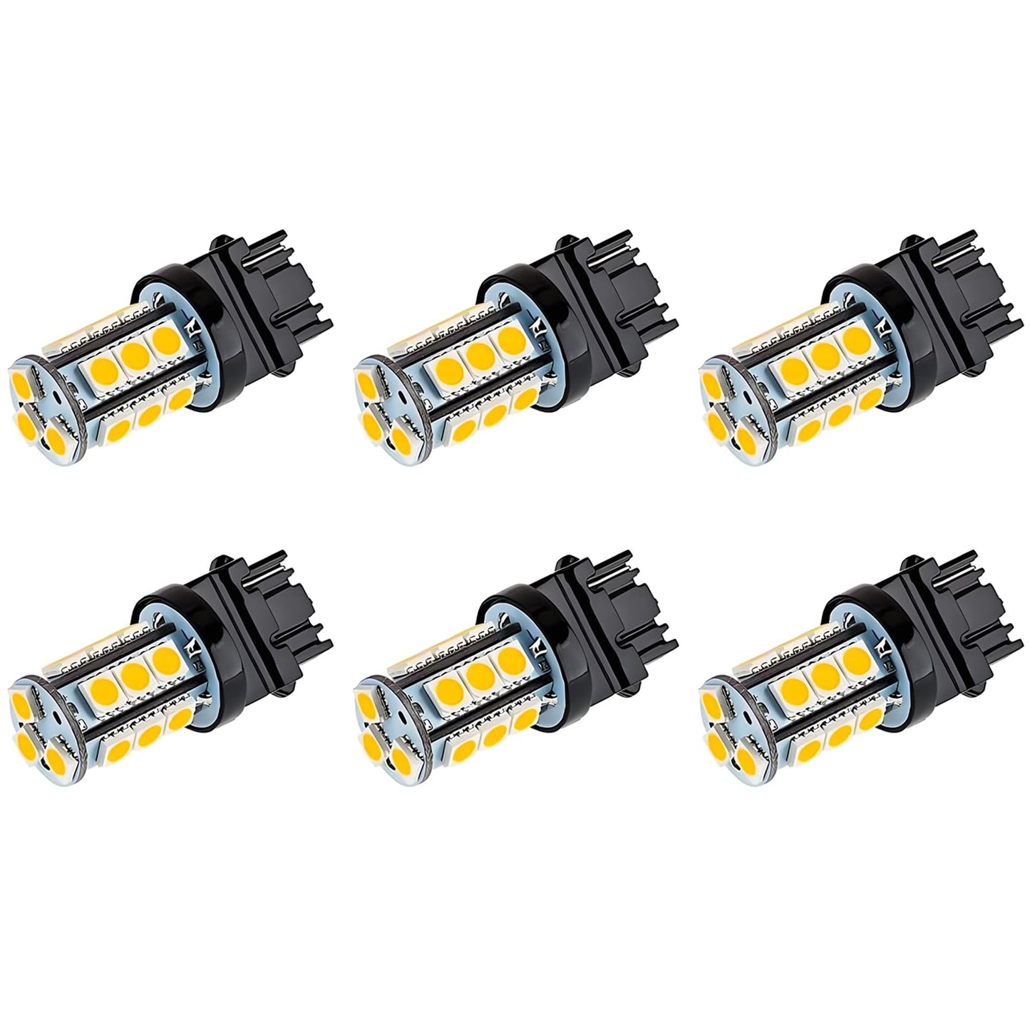Makergroup S8 3156 Wedge Base LED Light Bulb 12V Low Voltage 3Watt Warm White 2700K-3000K for Outdoor Landscape Lighting Pathlights 6-Pack