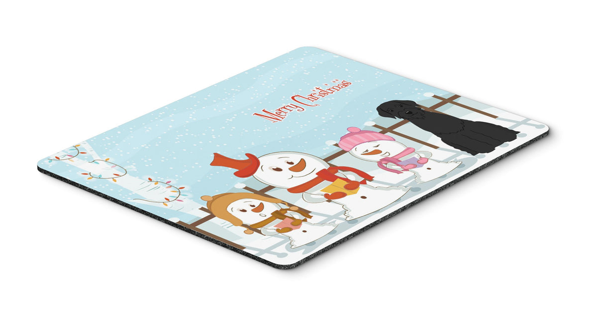Caroline's Treasures BB2397MP Merry Christmas Carolers Giant Schnauzer Mouse Pad, Hot Pad or Trivet for Home Office Gaming Working Computers Laptop