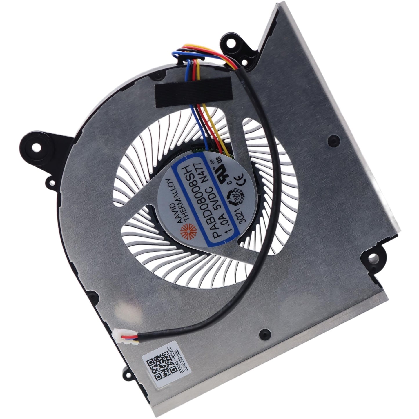 Deal4GO CPU Cooling Fan PABD08008SH N477 Replacement for MSI GF66 GL66 GF76 GL76 WF76 MS-1583 MS-1584 MS-17L1 MS-17L4, Black