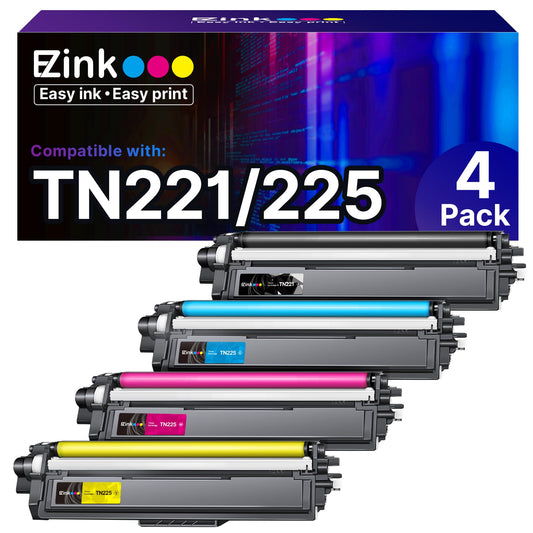 E-Z Ink Compatible Toner Cartridge Replacement for Brother TN221 TN225 Toner to Use with MFC-9130CW HL-3170CDW HL-3180CDW MFC-9340CDW MFC-9330CDW (1