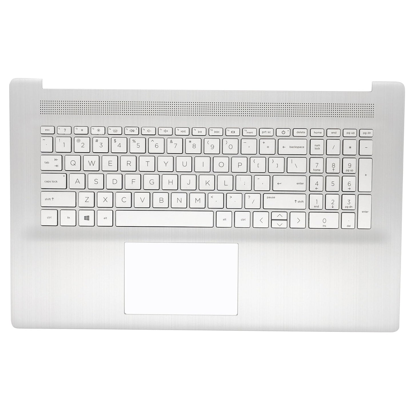 Replacement Upper Case Palmrest for HP 17-cn0023dx 17-cn0053cl 17-CN 17-CP 17T-CN 17Z-CP 17.3'' Series Laptop Backlit Keyboard Assembly Top Cover