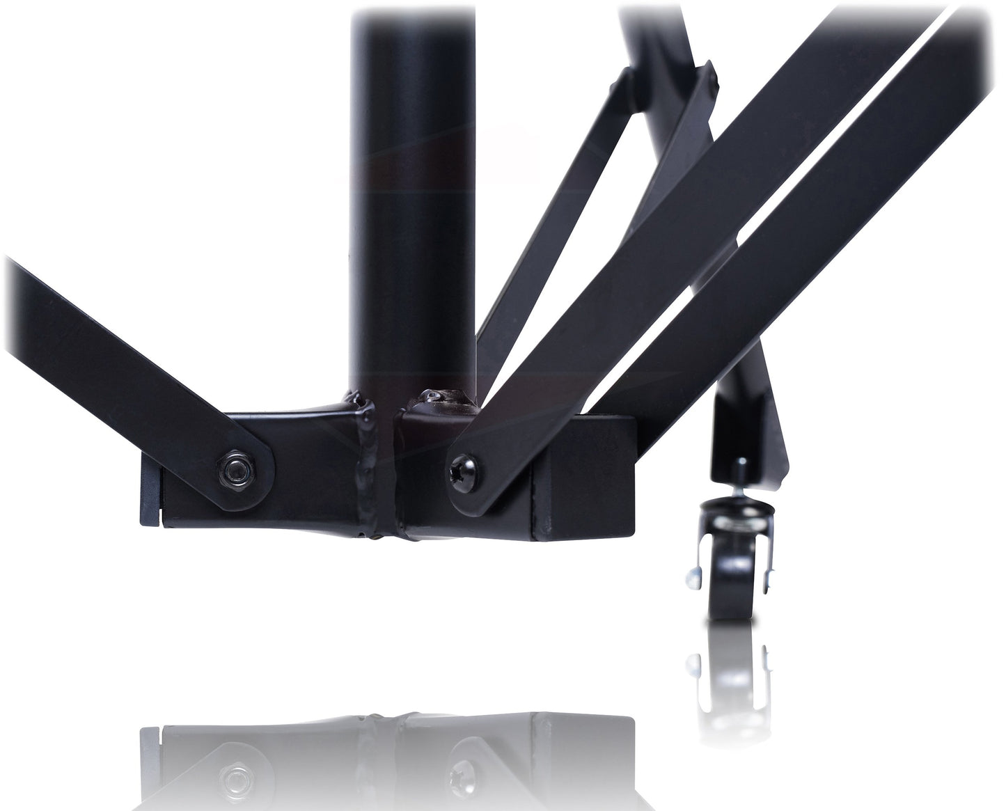 GRIFFIN 11FT Tall Rolling Mic Boom Stand (Extended XHeight Edition) with Telescopic Arm & Tripod Base - Studio Microphone Wheeled Stand for Overhead