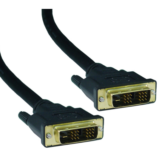 CableWholesale DVI-D / DVI-D Single Link 6.6-Feet Cable Assembly, Black (10V1-05302BK)