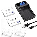 TZRONG NB-6L NB-6LH Batteries and LED Battery Charger Replacement for Canon PowerShot SX530 HS, SX710 HS, SX700 HS, SX610 HS, SX600 HS, SX540 HS