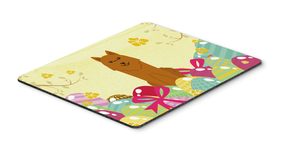 Caroline's Treasures BB6022MP Easter Eggs Karelian Bear Dog Mouse Pad, Hot Pad or Trivet for Home Office Gaming Working Computers Laptop Mouse
