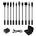Retro Game Console Power Supply Kit - Multiple Interfaces, Free Conversion - Compatible with VITA1/VITA2/NDSL/Wii-U-pad/3DS/PSP/GBA SP/GBM/PSP GO/GB