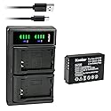 Kastar 1-Pack Battery and LTD2 USB Charger Replacement for Canon LP-E12, LC-E12E Charger, EOS 100D, EOS M Series Cameras