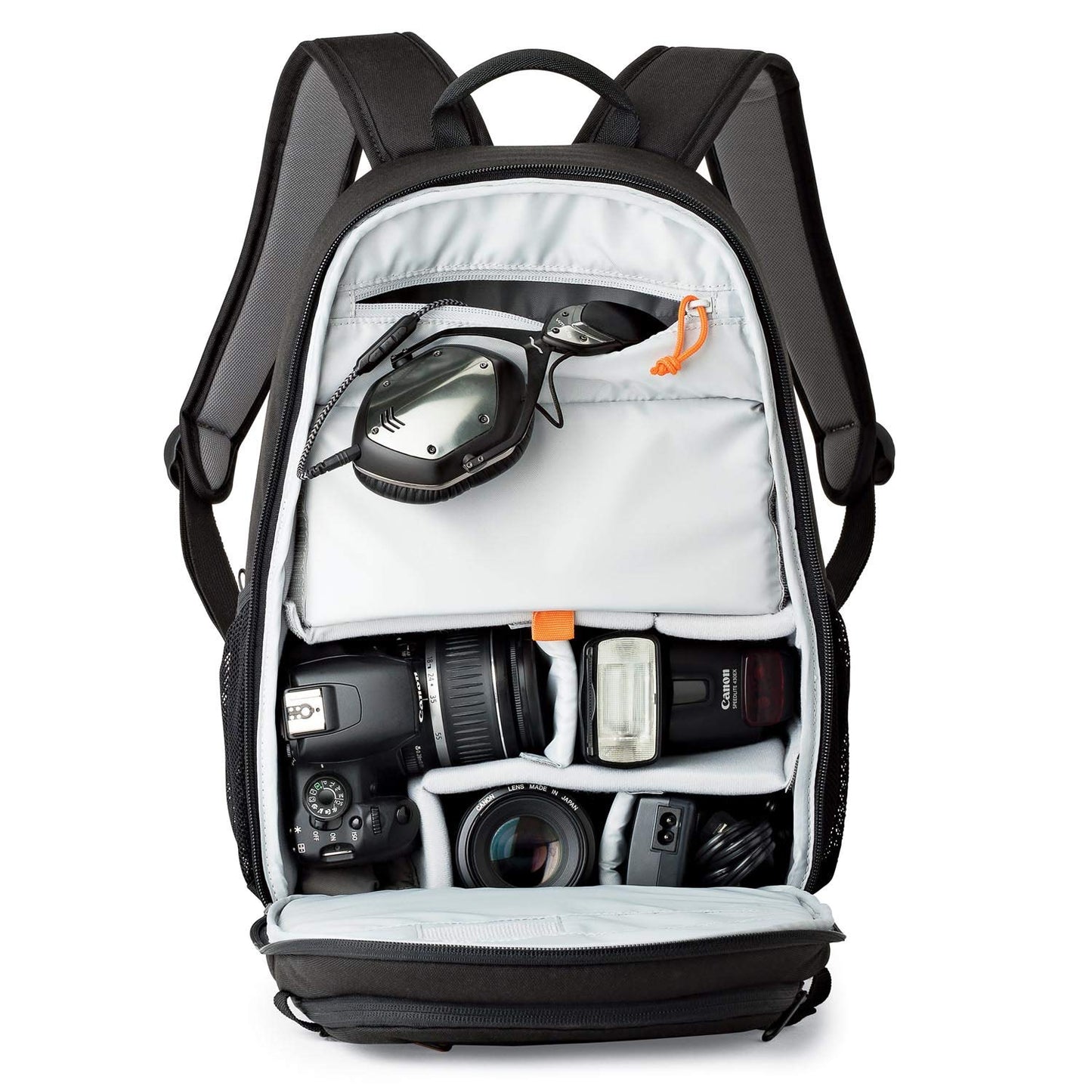 Lowepro Tahoe BP 150, Camera Bag, Lightweight Compact Camera Backpack for Cameras, CSC, DJI Spark Drone, Black, 27.5 x 21.7 x 40.3 cm, Medium