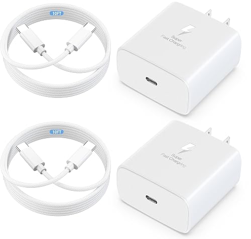 2026 45W Super Fast Charger USB C Android Phone Charger Fast Charging Compatible with Samsung Galaxy S26/S26 Ultra/S26+/S25 Ultra/S25/S25+/S24