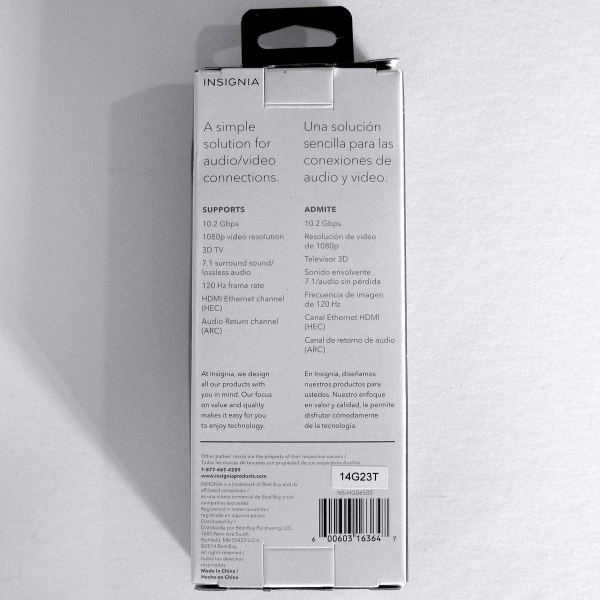 Insignia - 6' HDMI Cable - Black