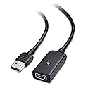 Cable Matters Active USB Extension Cable 32.8 ft / 10m (Active USB Extender Cable) for Webcam, Oculus Sensor, HTC Vive Link Box, Xbox Kinect