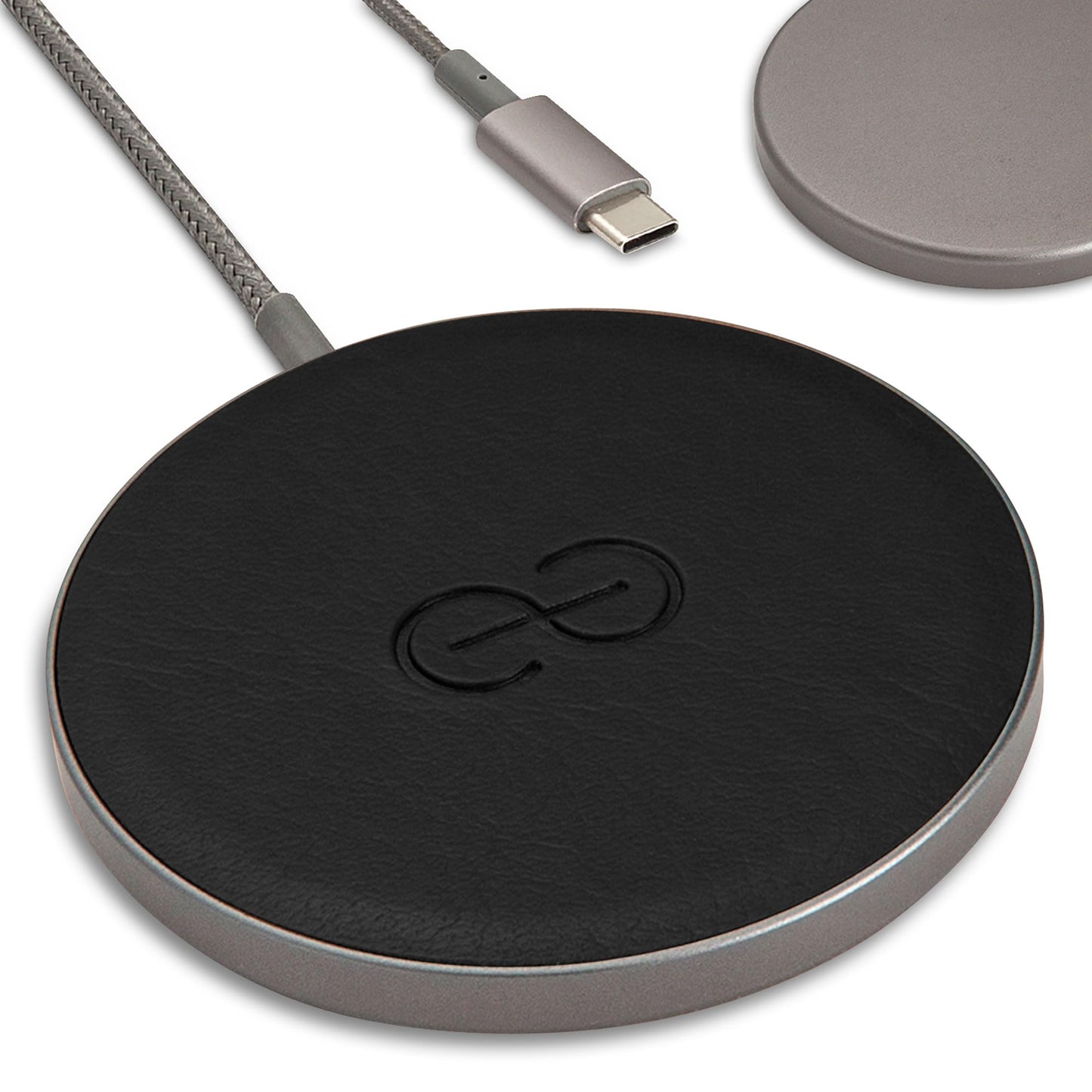 Dreem Empower Magnetic Wireless Charger Pad - Compatible with MagSafe for iPhone 17/16/15/14/13/12 & Qi-Certified Devices - Premium Vegan Leather