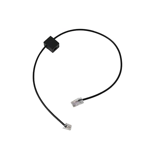 Headset Advisor Compatible Replacement Phone Cord for Plantronics CS500, Savi 700 and Savi 8200 Wireless Headsets (Connects Your Charging Base