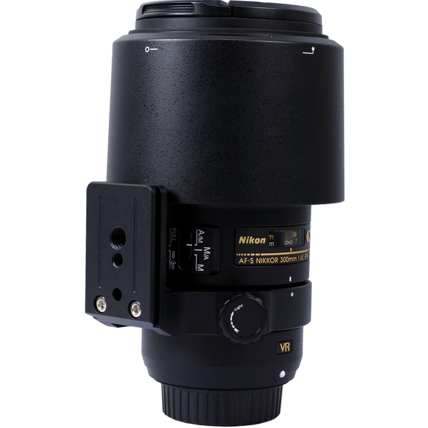 iShoot Lens Tripod Mount Ring Compatible with Nikon RT-1 Nikkor AF-S 300mm F/4E PF ED VR and 70-200mm F/4G ED VR -with Arca-Swiss Fit Quick Release