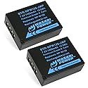 Wasabi Power NP-W126, NP-W126S Battery (2-Pack) for Fuji X-T100, X-T200, X100F, X100V, X-S10, X-A3, X-A5, X-A10, X-E2S, X-E3, X-E4, X-H1, X-M1