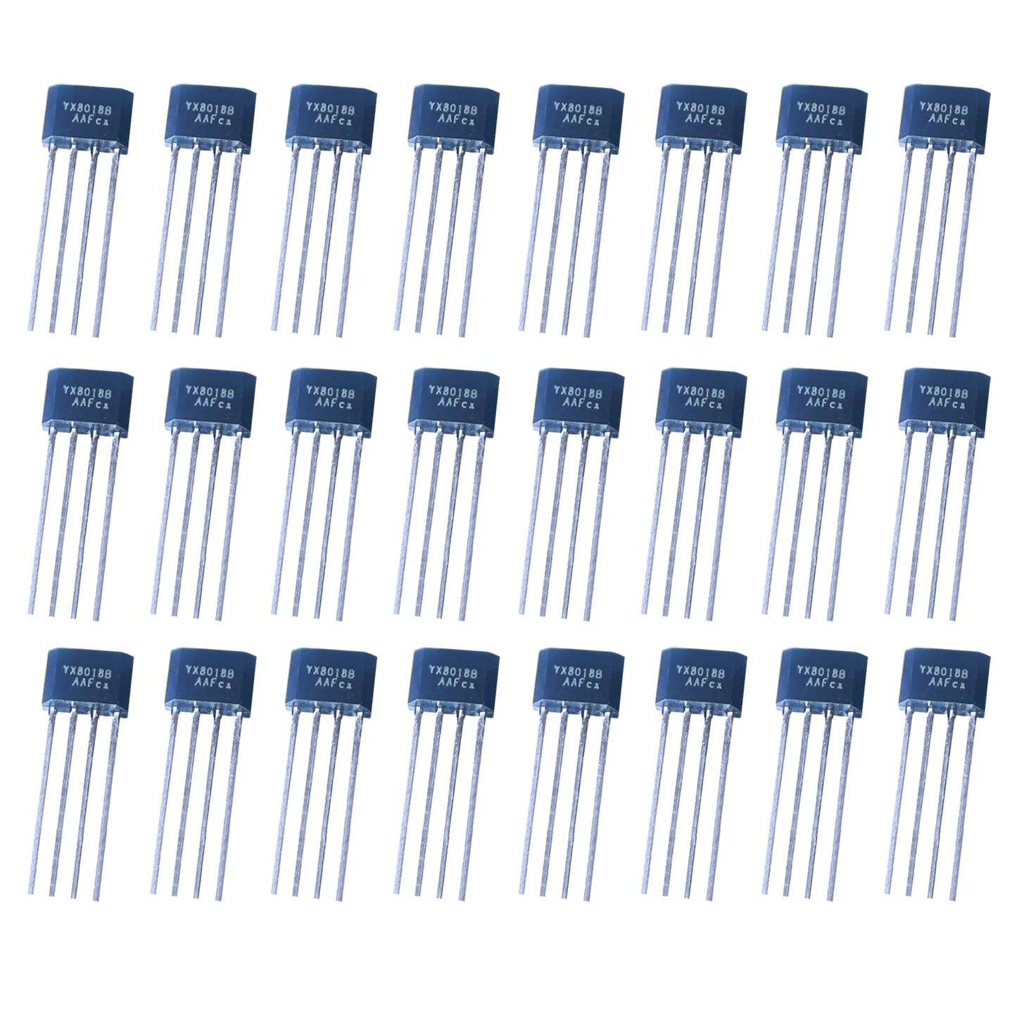 Auto-plaza 50PCS YX8018 1.2V 30mA Solar Lawn Light Control Chip LED Driver Solar Garden Light Transistor TO-94 Electronic Component