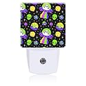 BLYKVGHQ Alien and Cat Night Light,Plug into Wall with Dusk to Dawn Light Sensors,LED Nightlights for Bedroom,Bathroom,Kitchen,Hallway,Room Decor