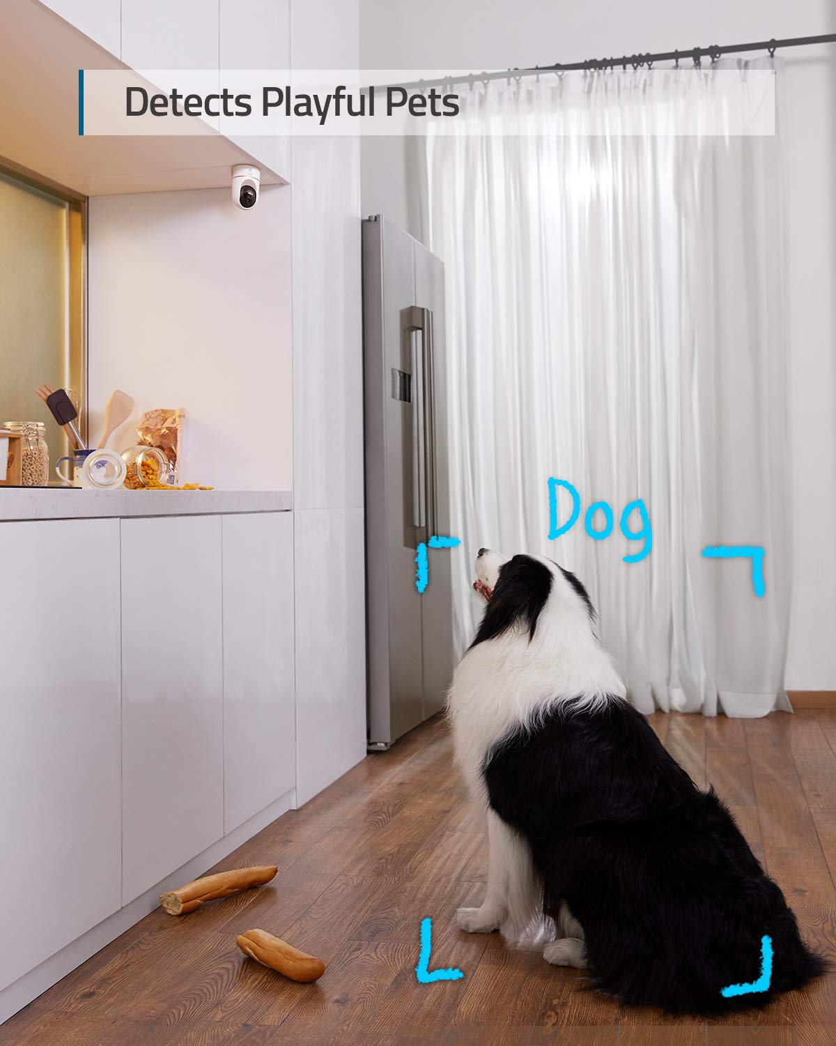 eufy Security Indoor Cam E220 2-Cam Kit, 2K Security Indoor Camera Pan & Tilt, Plug-in Camera with Wi-Fi, Human & Pet AI, Voice Assistant