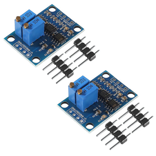QCCAN 2PCS AD620 Voltage Amplifier Module, Microvolt MV Voltage Amplifier Signal Instrumentation Module Board 3-12V DC