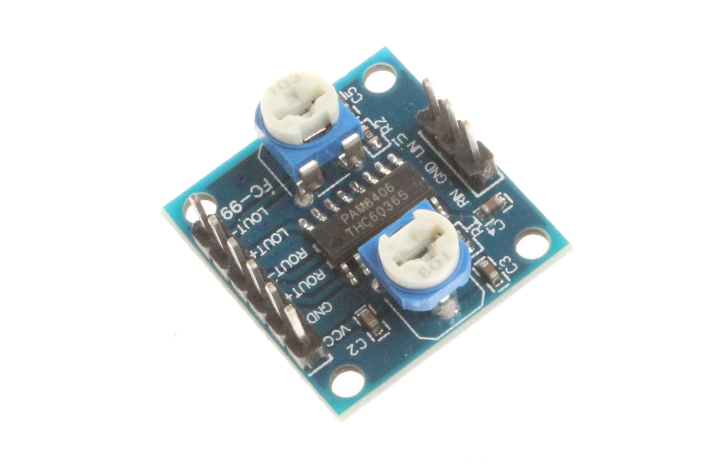 NOYITO PAM8406 Digital Amplifier Board 5W 5W Dual Channel Stereo Audio Module (Pack of 2)