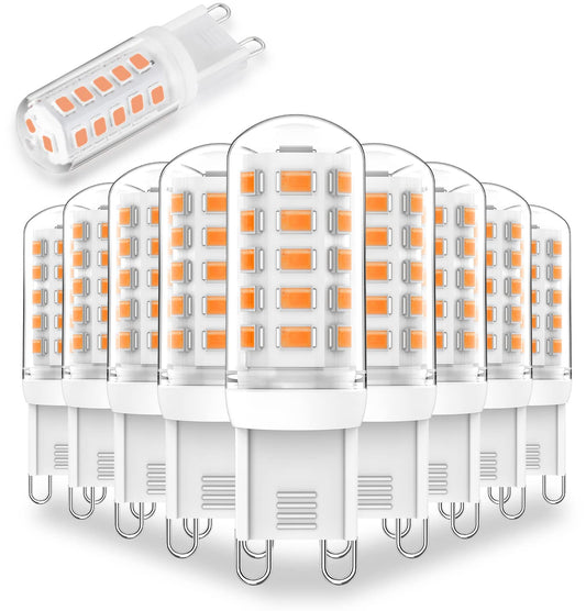 Lososuch G9 LED Bulb 3W,Dimmable Soft Warm White 2700K, 350LM LED Light Bulb, T4 30W 25W 20W Halogen Replacement G9 Bi Pin Base for Chandelier