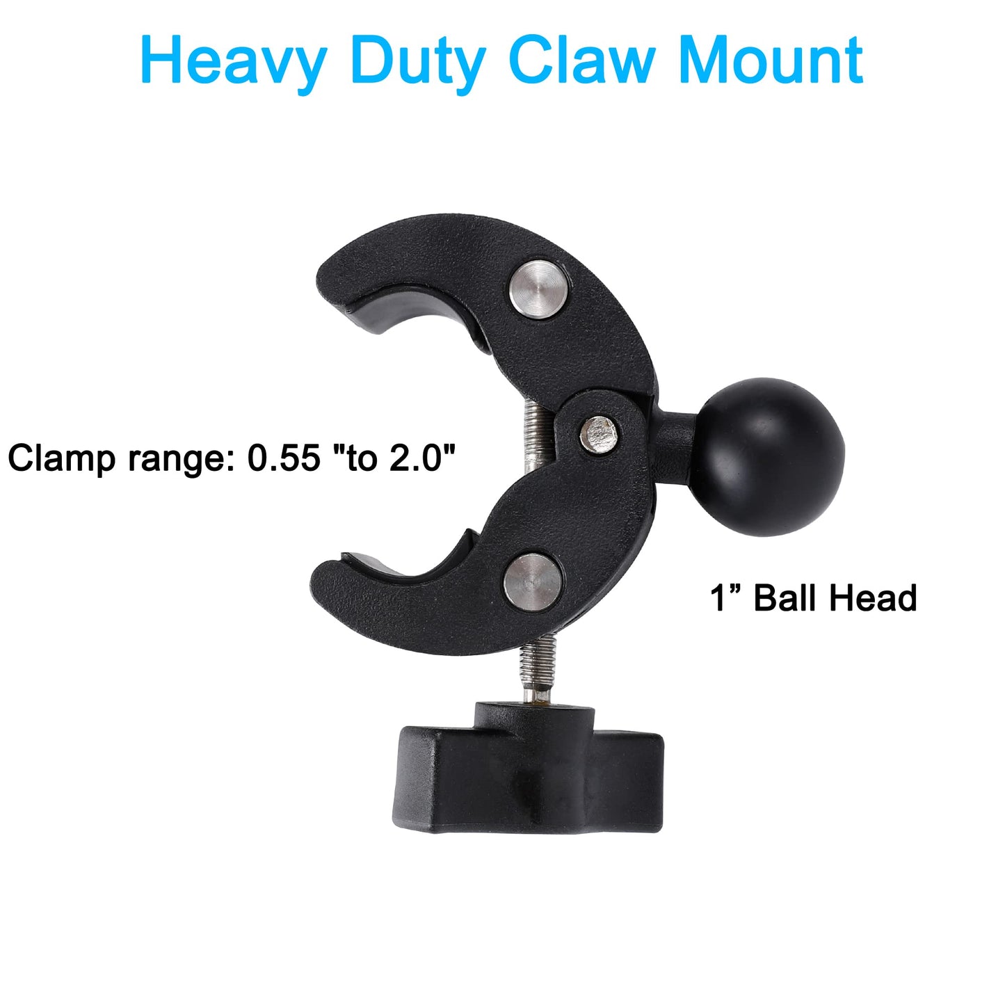 PellKing Motorcycle Bike Handlebar Clamp Mount and 61" Invisible Selfie Stick for Insta360 X5 X4 X3 X2 X ONE RS R GO 3 DJI OSMO 360 GoPro MAX 2 Camera